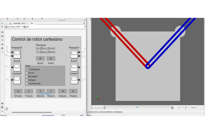 Upright CNC Router | MATLAB Simulation