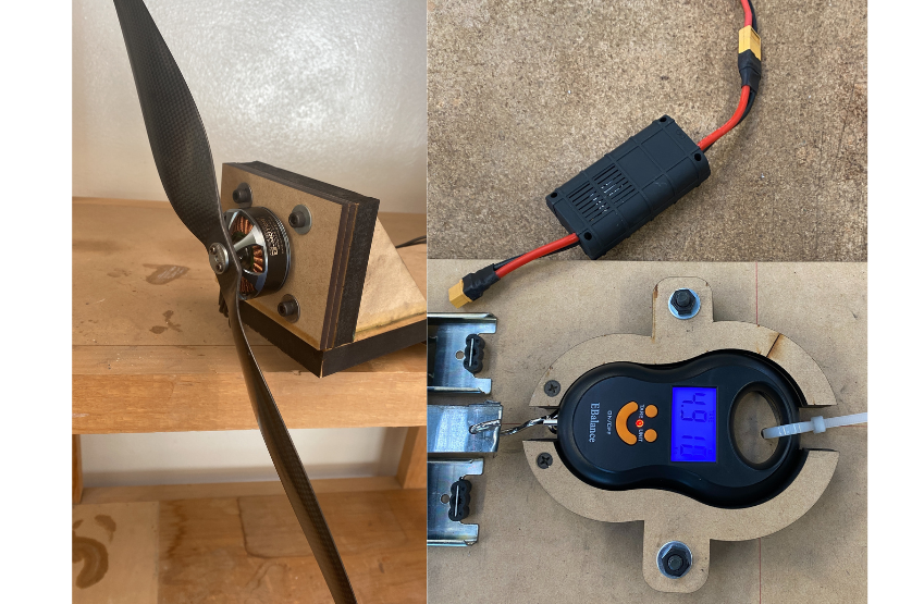 Motor Test Bench - Hanging Scale Setup