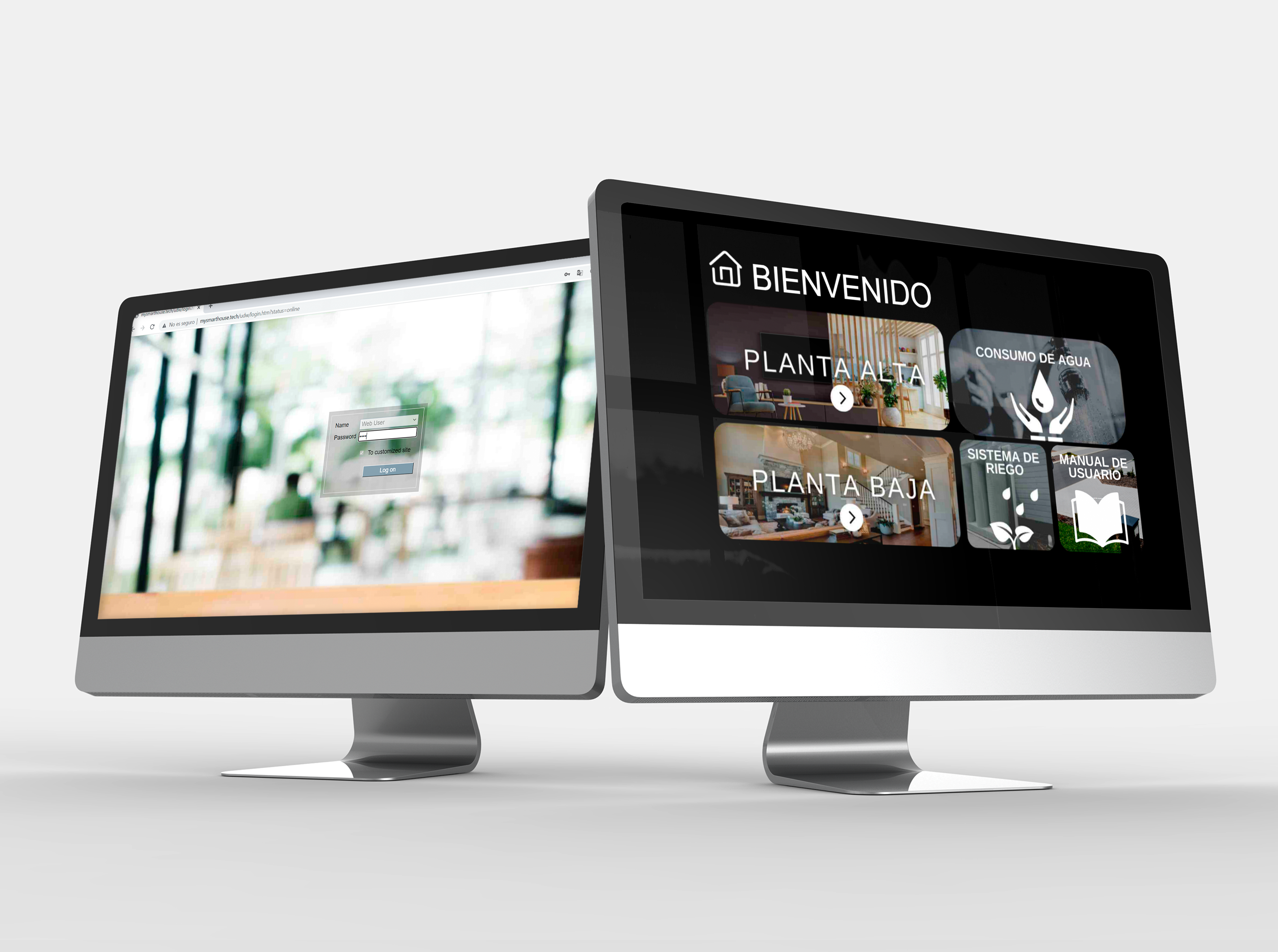 Installed system with water flow sensor